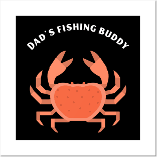 Dad's Fishing buddy Posters and Art